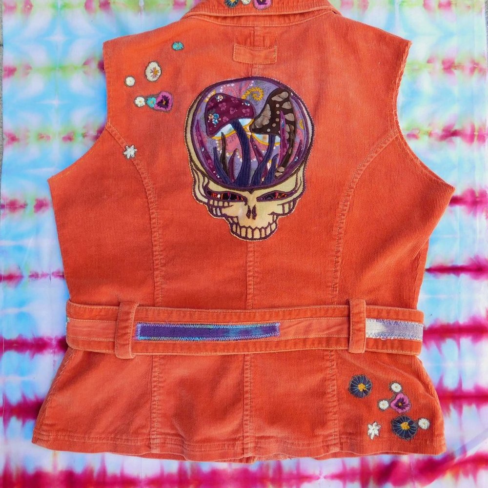 GratefuL Dead Stealie MushrooMzz Vest